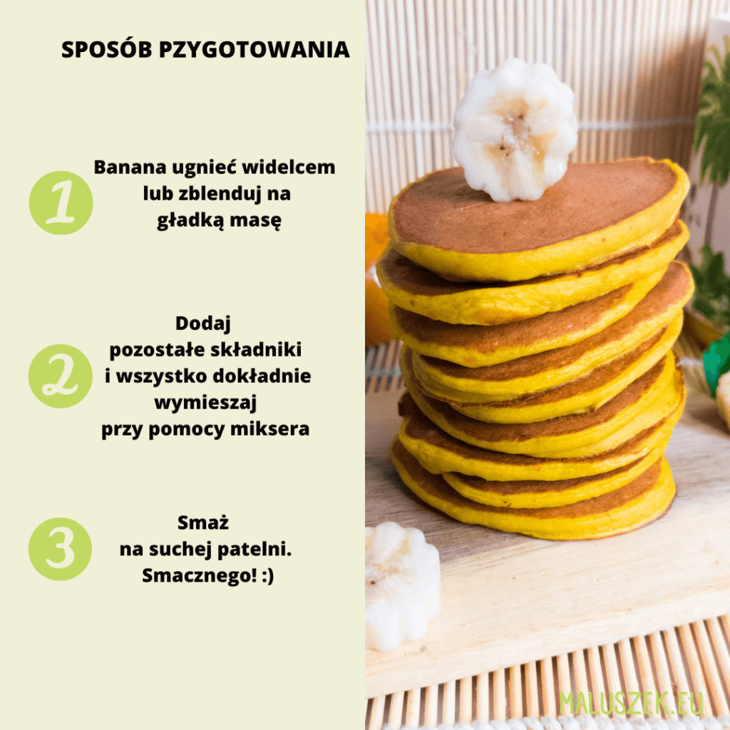 Sposób przygotowania placków z dyni dla dzieci