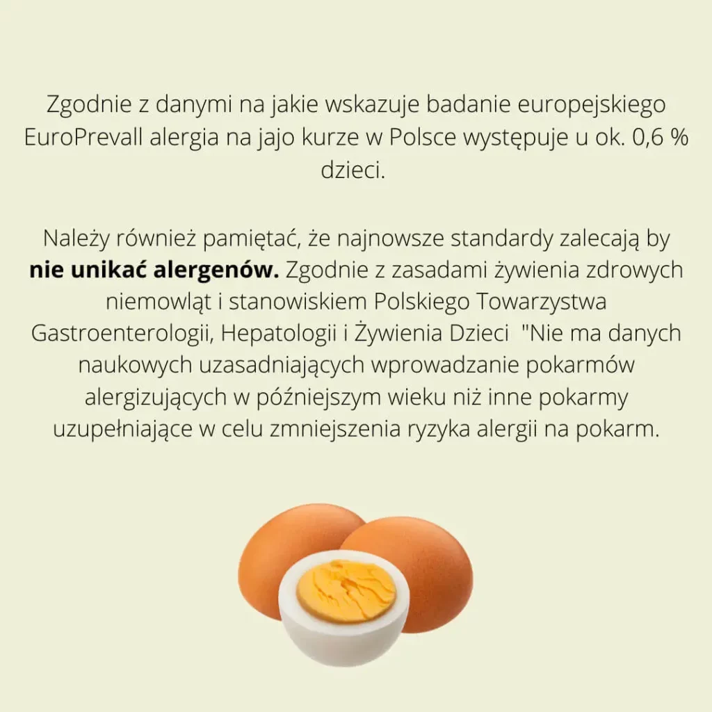 Alergia na jajko a rozszerzanie diety