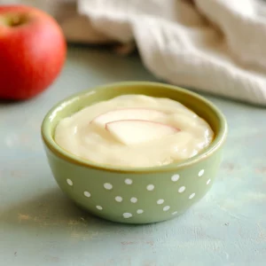 Read more about the article Kasza manna z jabłkiem dla niemowlaka – przepis