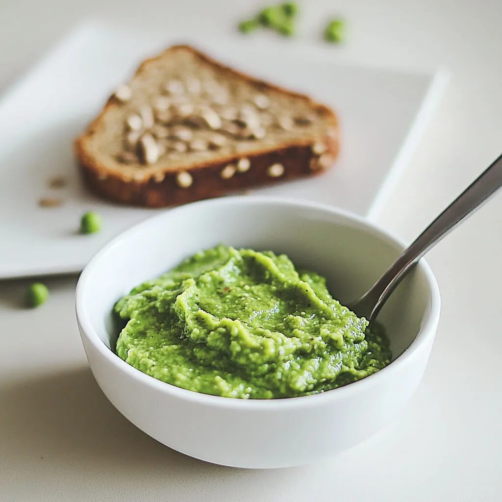 Pasta z zzielonego groszku dla dzieci BLW