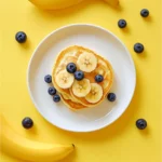 Placuszki z bananem i jogurtem dla dzieci