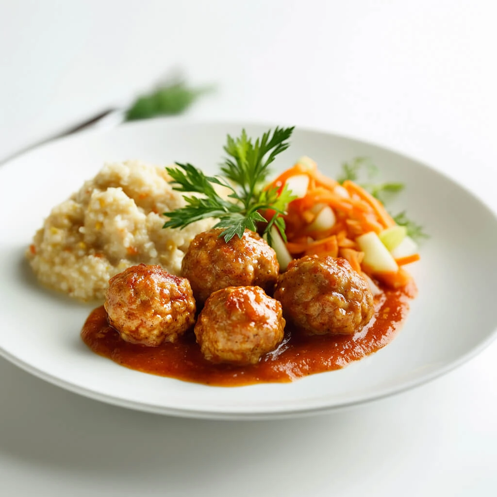 Pulpety w sosie pomidorowym dla dzieci BLW