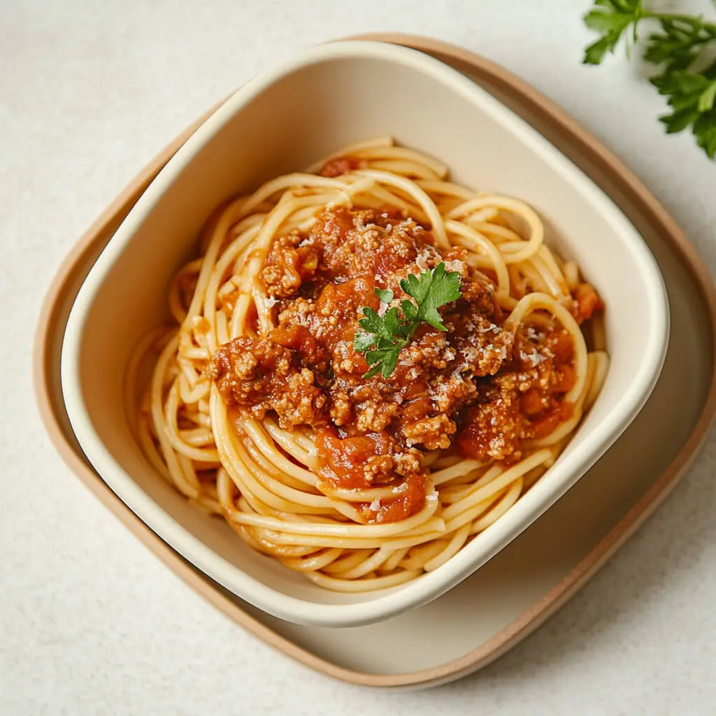 Spaghetti dla niemowlaka BLW